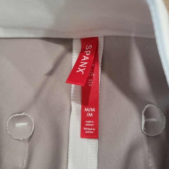 SPANX Silver Lining Polished Kick Flare Pants Classic White Size M - Picture 7 of 10